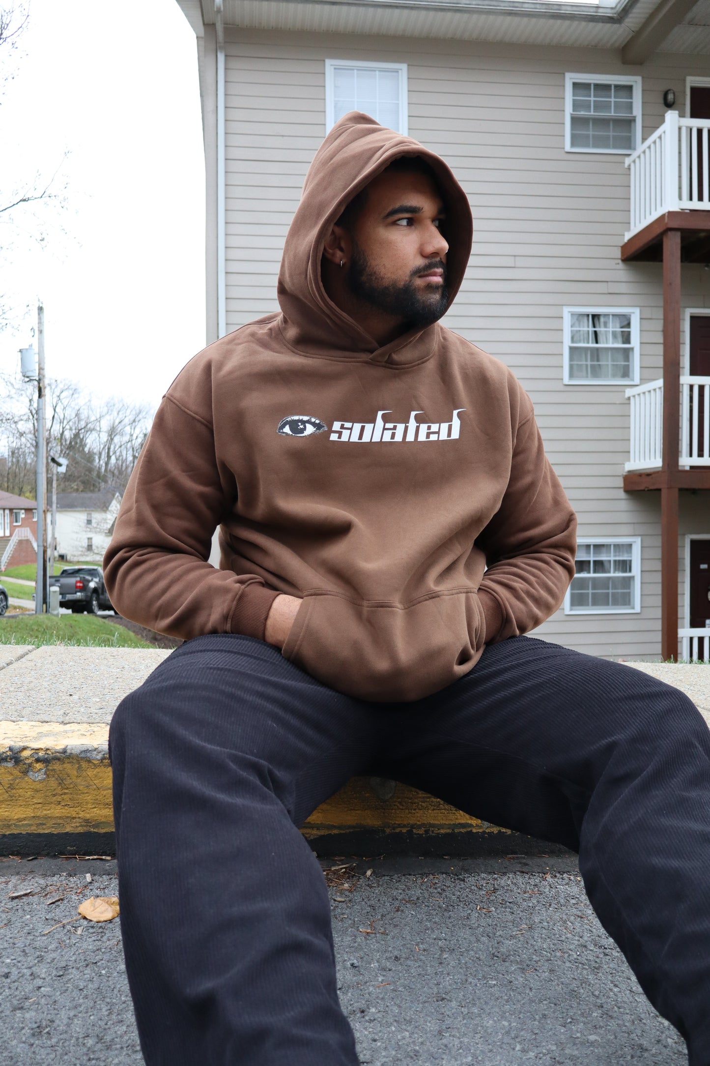 👁️ BROWNISH HOODIE